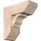 Ekena Millwork Balboa Slat Smooth Bracket w/ Offset Brace, Douglas Fir, 7 1/2"W x 18"D x 18"H BKT0806X18X18BOA06SDF - alternate 1